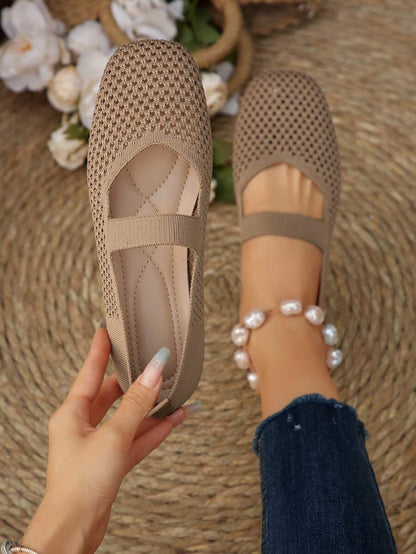 Mariella Aubert Women's Breathable Mesh Flats