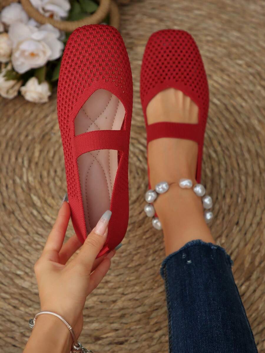 Mariella Aubert Women's Breathable Mesh Flats