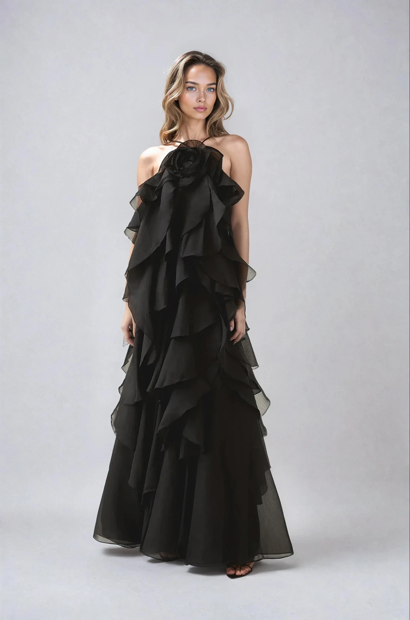 Cozy Season Tie-Strap Flow Maxi