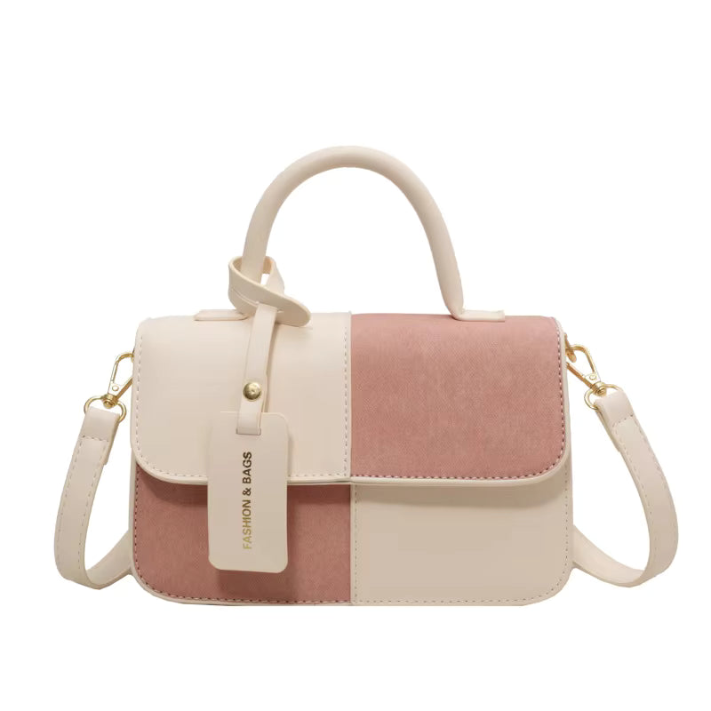 Color Spliced Ladies Girls Crossbody Bag