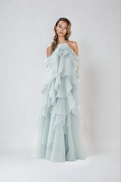 Cozy Season Tie-Strap Flow Maxi